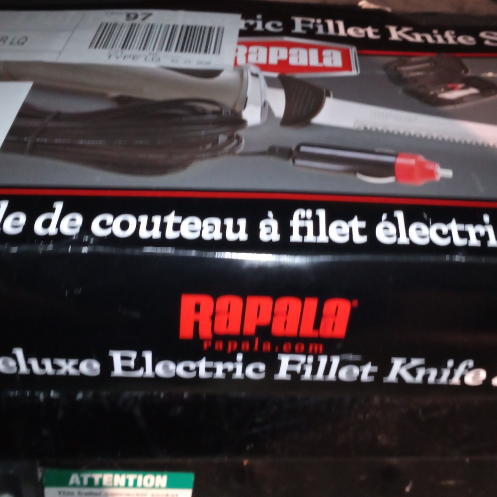 Deluxe electric fillet knife